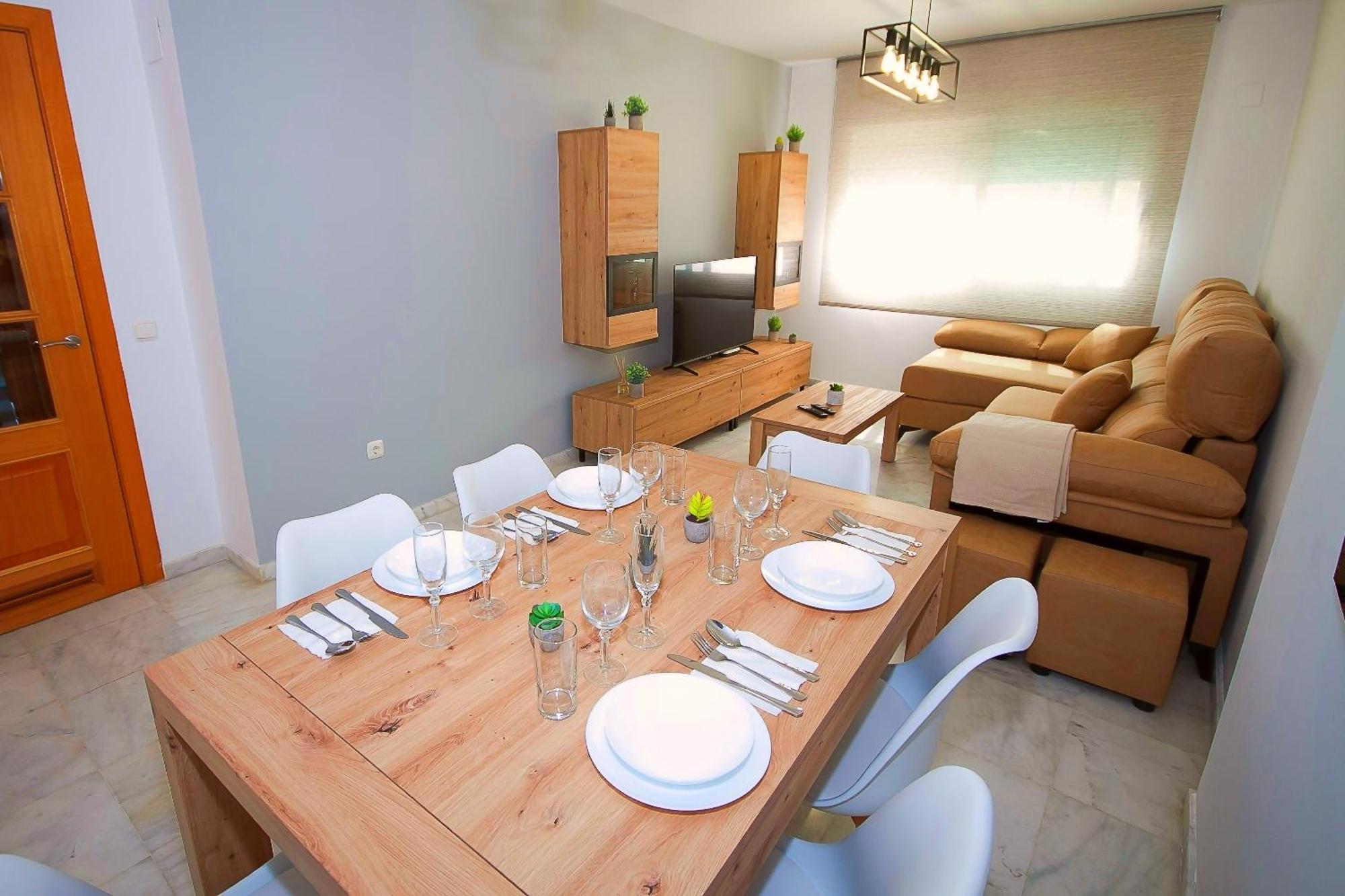 Ave Huelin 3Rooms Alojamiento Con Parking Y Ac Málaga Exterior foto